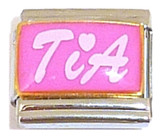 Tia Pink Italian Charm
