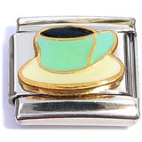 Coffee Cup and Saucer Italian Charm