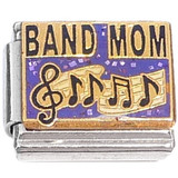 Band Mom Purple Italian Charm