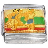 Running Race or Relay Italian Charm