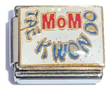 Mom Tae Kwon Do On White Italian Charm