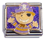 Pirate Kid Italian Charm