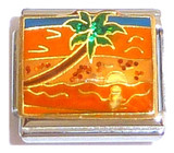 Island Sunset Italian Charm