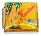 Hawaii Ukulele Italian Charm