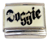 Doggie With Bone Italian Charm