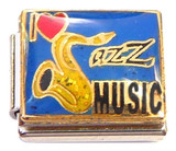 I Love Jazz Music Italian Charm