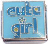 Cute Girl Italian Charm