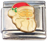 Santa Face Italian Charm