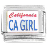 California Girl Italian Charm