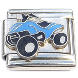 Blue Off Road ATV Italian Charm