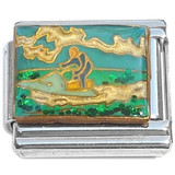 Jet Ski on Water Italian Charm