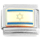 Israel Country Flag Italian Charm