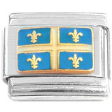 Quebec Canadian Italian Charm