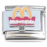 McDonalds Golden Arches Italian Charm