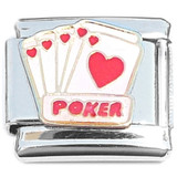 Poker Hand Hearts Cards Italian Charm