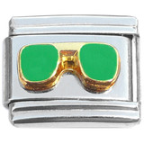 Cute Sunglasses Green Italian Charm