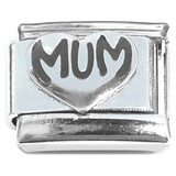 Mum Cute Heart Italian Charm