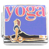 Yoga Pose Woman Italian Charm