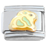 Cute Bunny Rabbit Blue Italian Charm