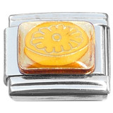 Lemon Slice Fruit Italian Charm