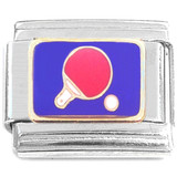 Ping Pong Game Paddle Ball Italian Charm