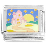Castle Path Starry Sky Italian Charm