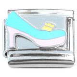 Dress Shoe Pink Blue Italian Charm