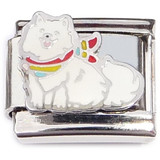 White Dog Bandana Italian Charm