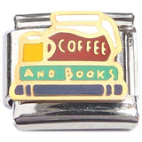 Coffee and Books Italian Charm