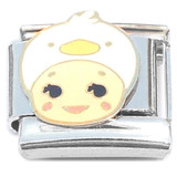 Cute Duck Angel Italian Charm