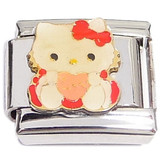 Hello Kitty Red Ribbon Italian Charm