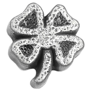 Four Leaf Clover Floating Locket Charm Four Leaf Clover Floating Locket Charm