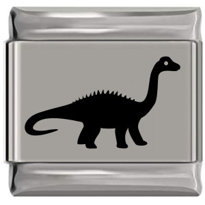 Dinosaur Laser Engraved Italian Charm (9mm Standard Size)