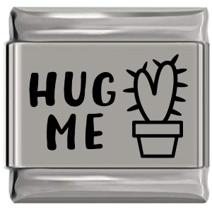Hug Me Laser Engraved Italian Charm Hug Me Laser Engraved Italian Charm
