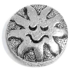 Sun With Smile Floating Locket Charm Sun With Smile Floating Locket Charm