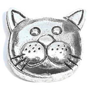Cute Cat Face Floating Locket Charm Cute Cat Face Floating Locket Charm