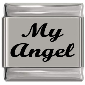 My Angel Laser Engraved Italian Charm My Angel Laser Engraved Italian Charm