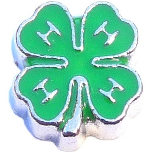 4H Clover Floating Locket Charm 4H Clover Floating Locket Charm