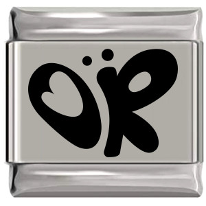 OR Butterfly Laser Engraved Italian Charm OR Butterfly Laser Engraved Italian Charm