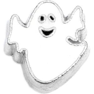 Cute Ghost Floating Locket Charm Cute Ghost Floating Locket Charm