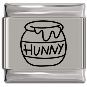 Honey Pot Winnie the Pooh Laser Engraved Italian Charm
