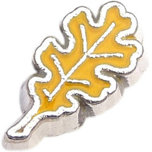Goldtone Leaf Floating Locket Charm Goldtone Leaf Floating Locket Charm
