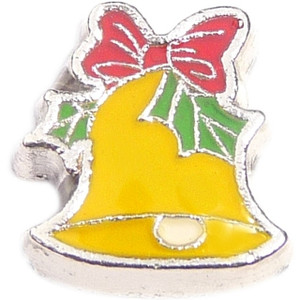 Holiday Bell Floating Locket Charm Holiday Bell Floating Locket Charm