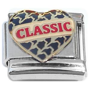 Classic Heart Italian Charm