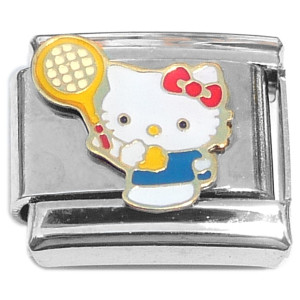 Hello Kitty Tennis Italian Charm