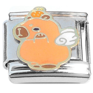 Capybara Angel Wings Italian Charm