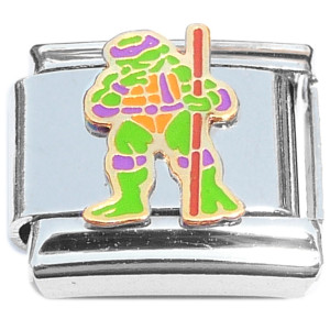 Donatello Turtle Italian Charm