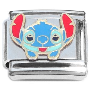 Stitch Face Bright Colors Italian Charm