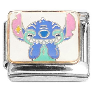 Stitch Showing Teeth Italian Charm