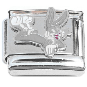 Cartoon Bunny Lounging Italian Charm Cartoon Bunny Lounging Italian Charm